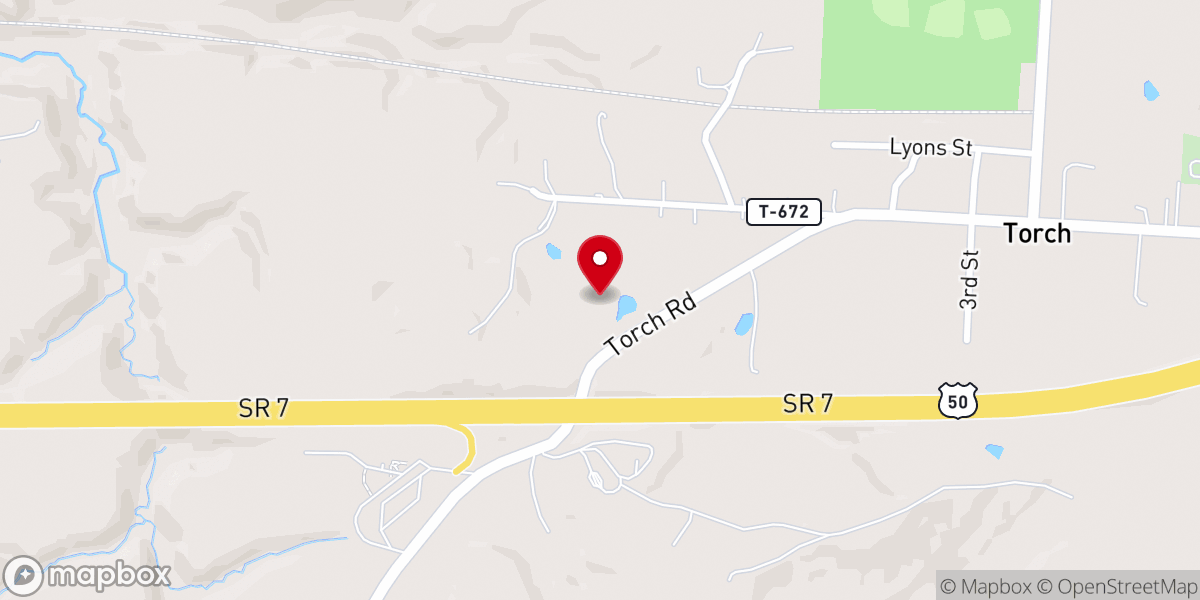 Map showing location of Sacred Heart Retreat House