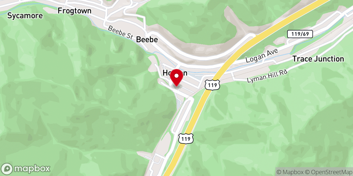 Map showing location of Saint Marys Catholic Church