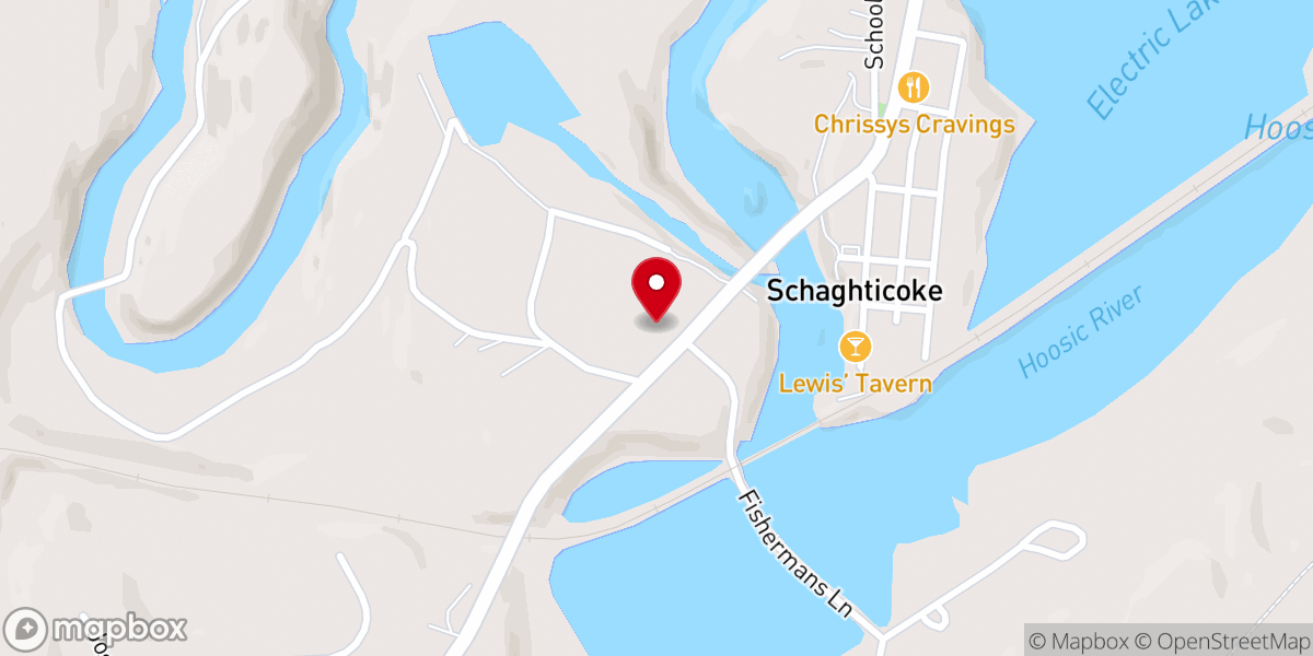 Map showing location of Transfiguration Parish