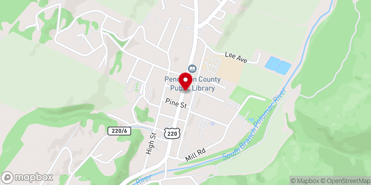 Map showing location of Franklin UMC