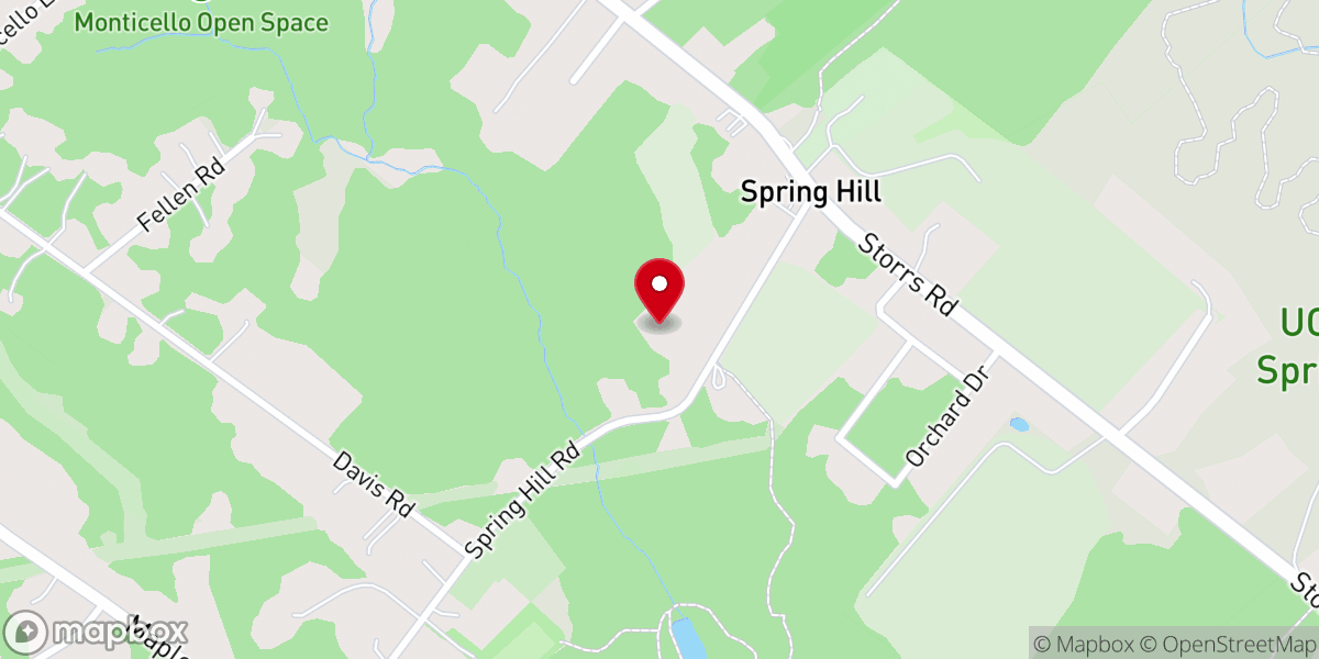 Map showing location of Three Hierarchs Greek Orthodox Chapel