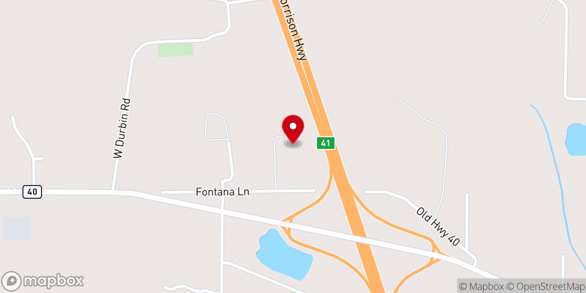 Map showing location of Faith Temple Church