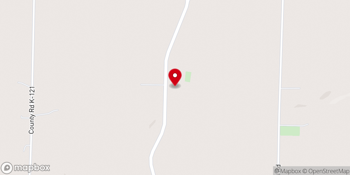 Map showing location of Windyville Church