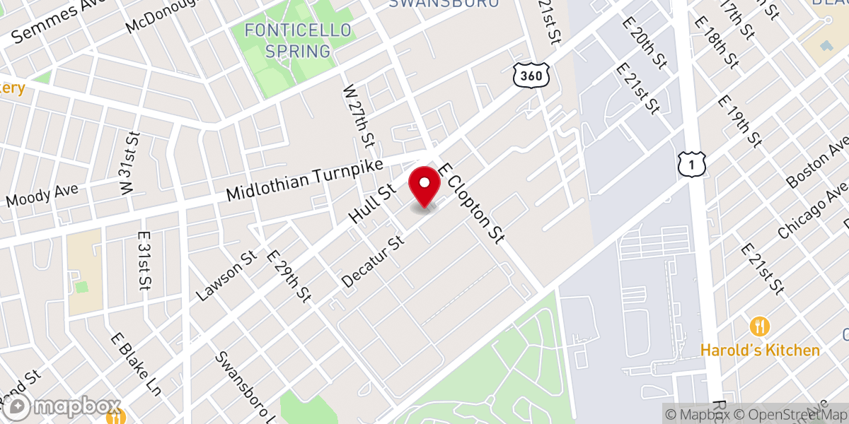 Map showing location of Corner Stone United Holy Church