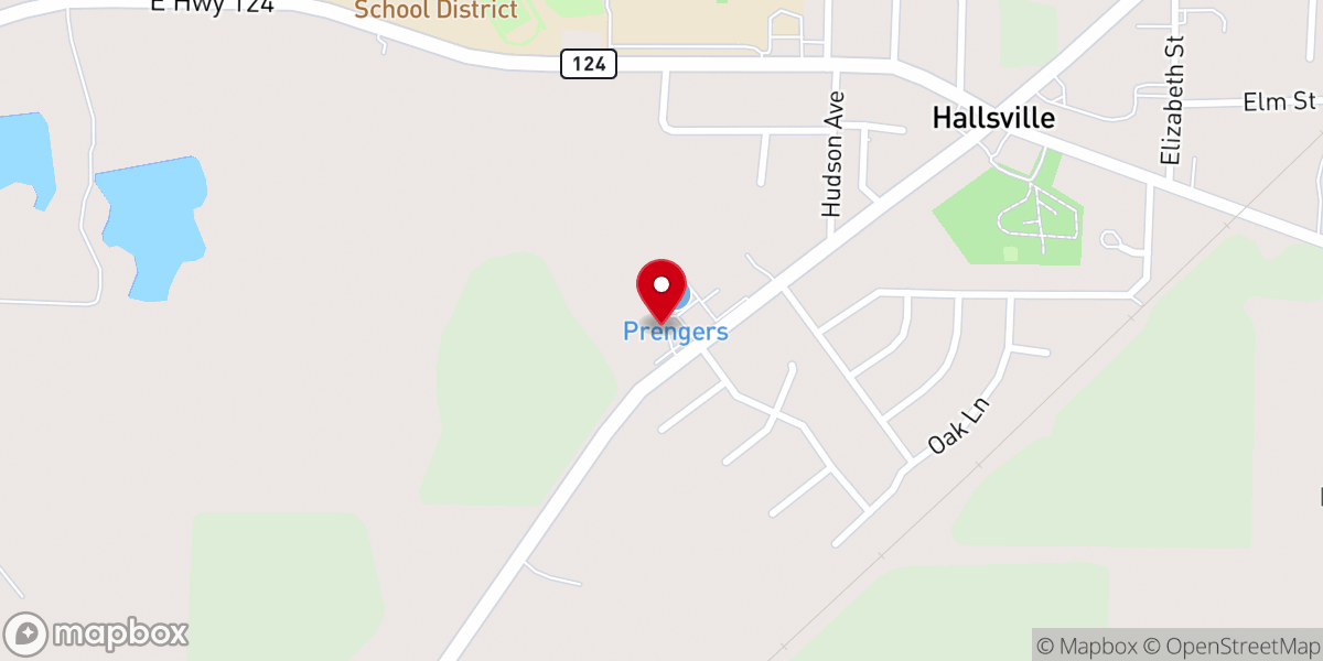 Map showing location of New Horizons Church