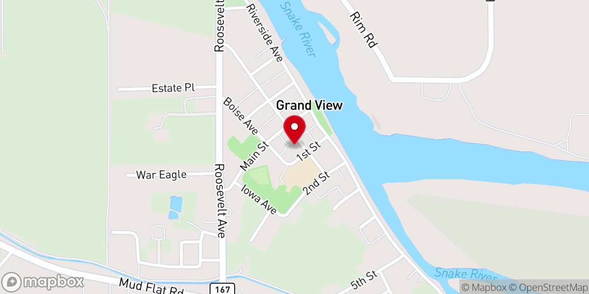 Map showing location of Knight Community Church