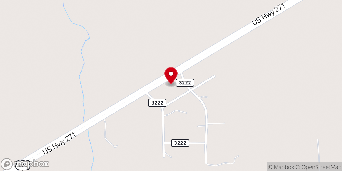 Map showing location of Starrville Church of the Living God