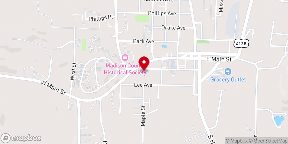 Map showing location of NAIL'd it!