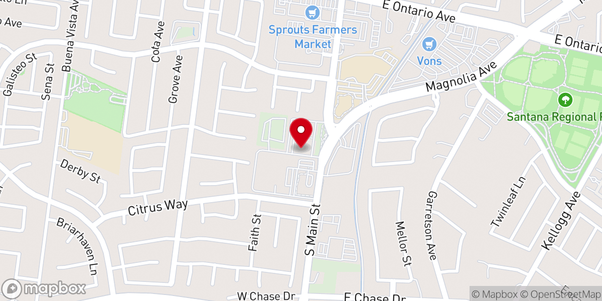 Map showing location of Amazing Grace Lutheran Church