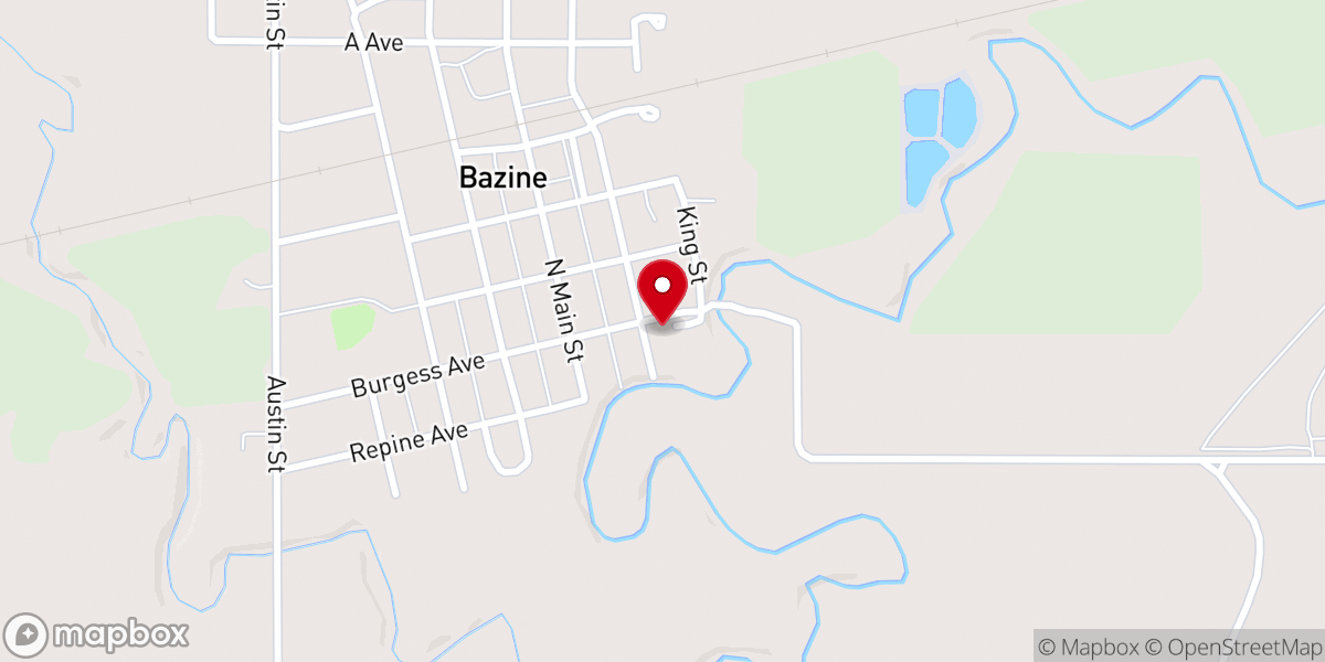 Map showing location of St Paul Congregational Church