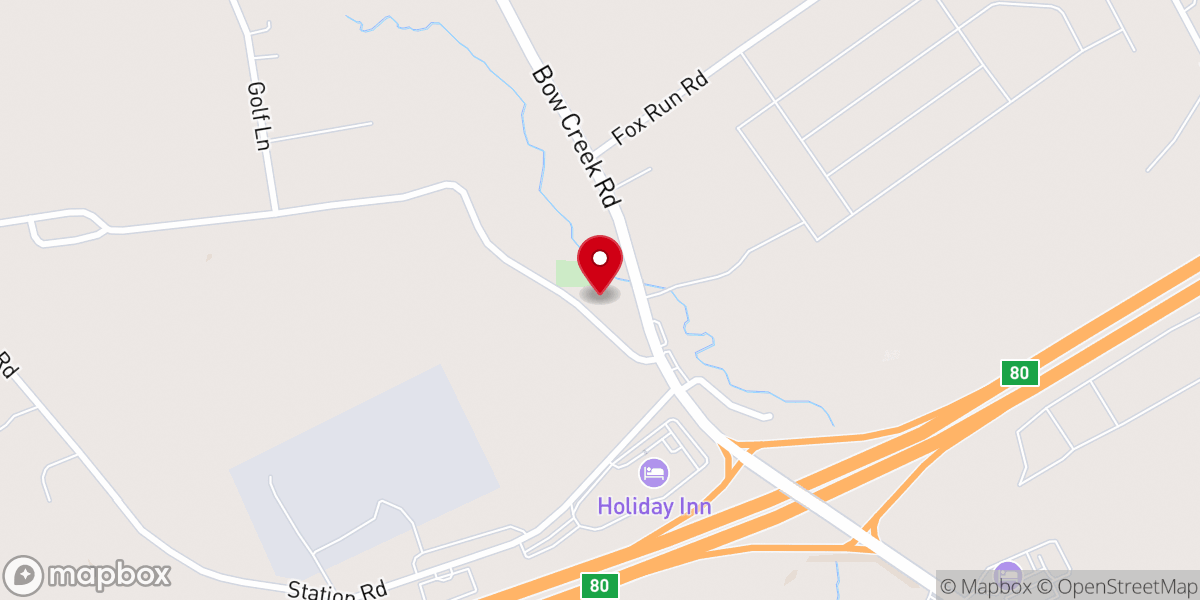 Map showing location of Old Hanover Presbyterian Churchyard