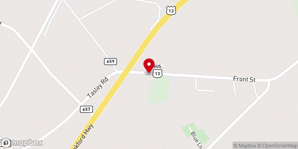 Map showing location of New Hope Community Center