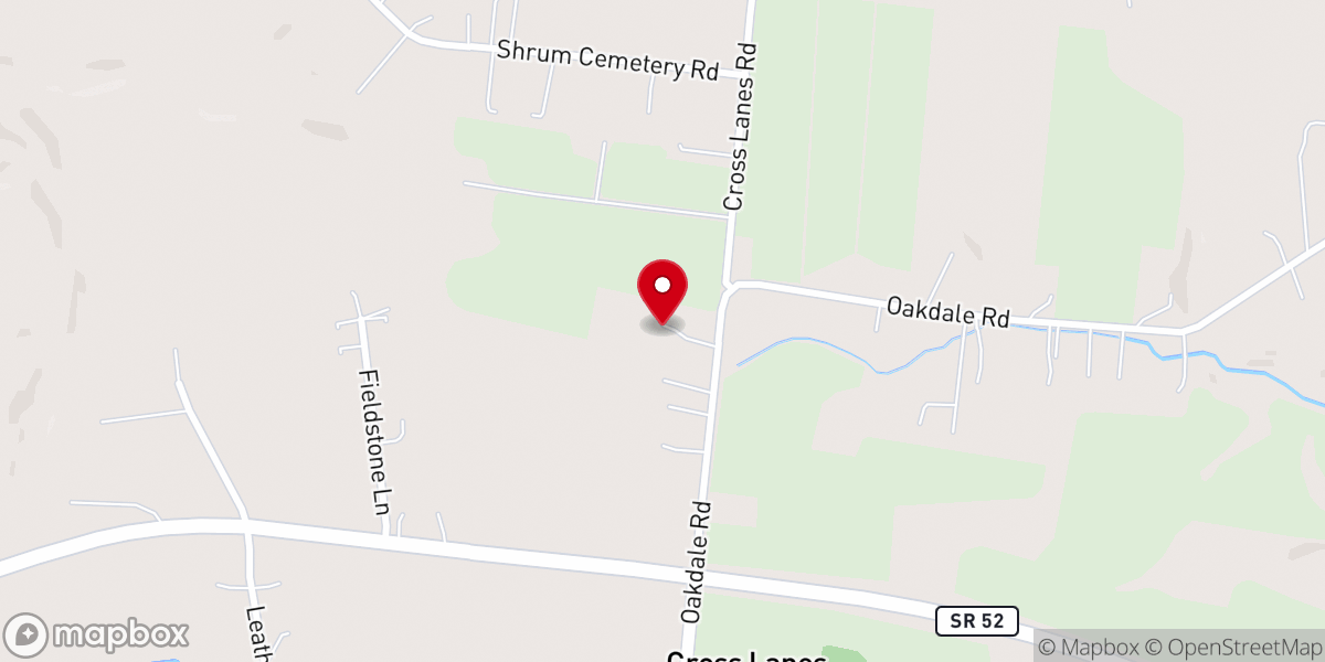 Map showing location of Lafayette Christian Fellowship