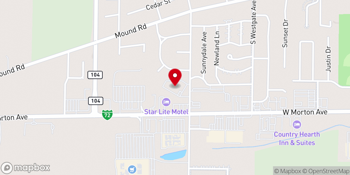 Map showing location of Our Redeemer Day Care