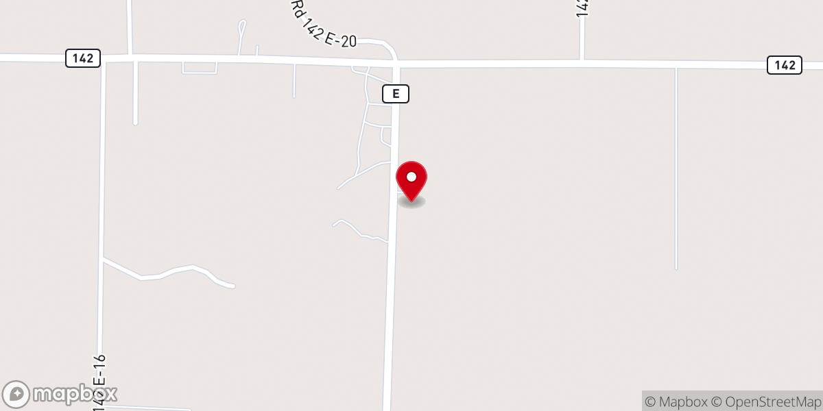 Map showing location of West Point Church