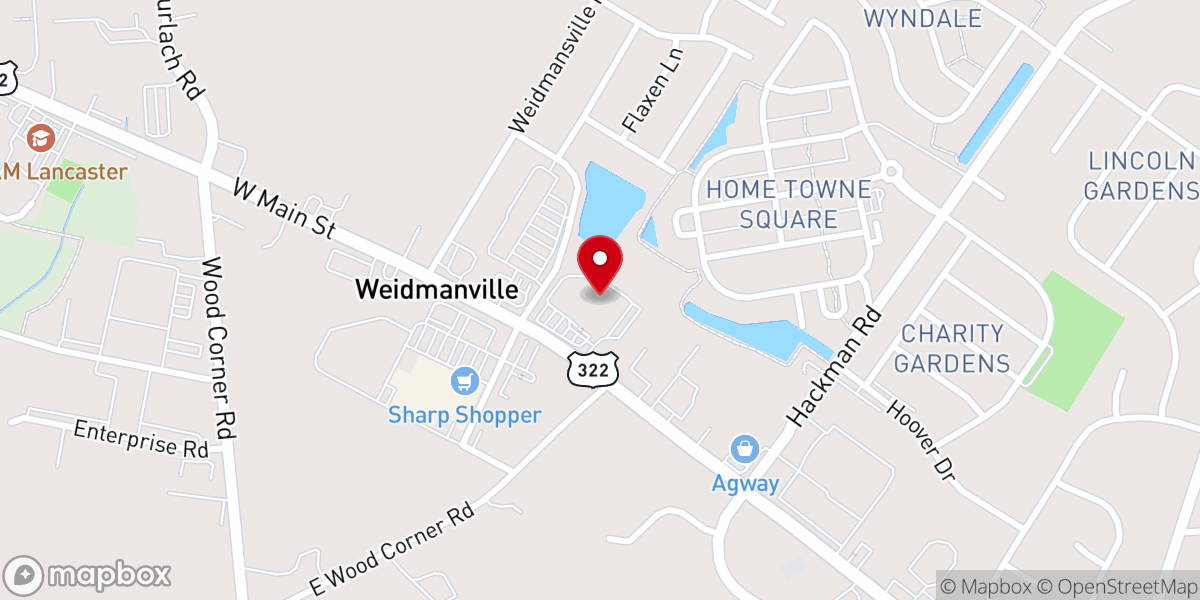 Map showing location of DOVE Westgate Church