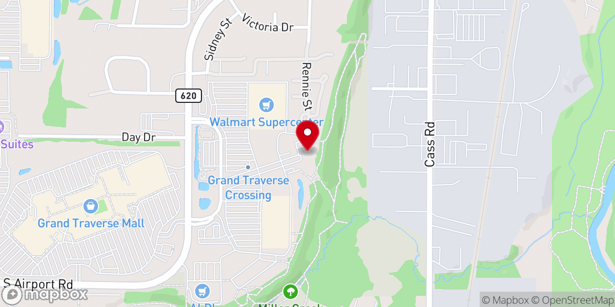 Map showing location of Resurrection Life Church