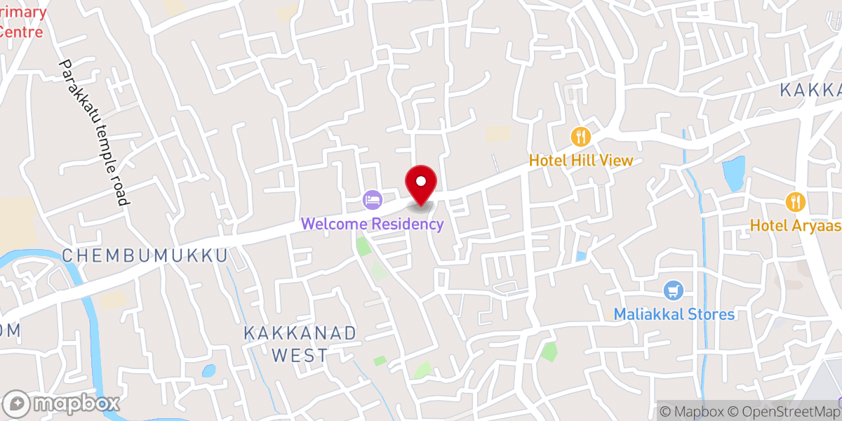 Map showing location of St. Kuriakose Knanaya Syro-Malabar Church, Vazhakkala