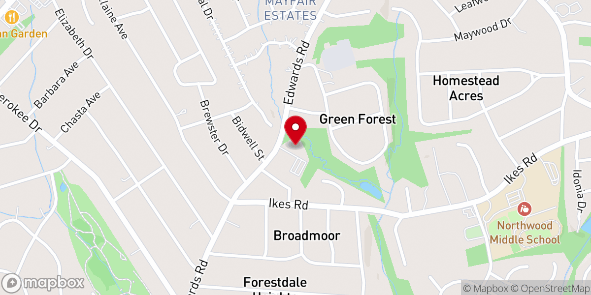 Map showing location of Taylors Church of Christ