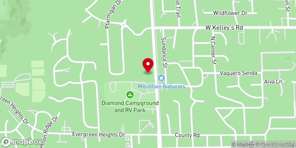 Map showing location of Woodland Park SDA Church