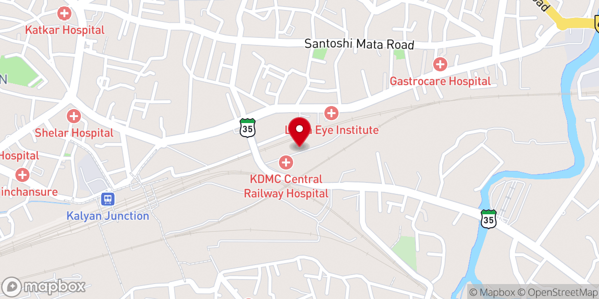 Map showing location of St. Christopher's CNI Marathi & Malayalam Church