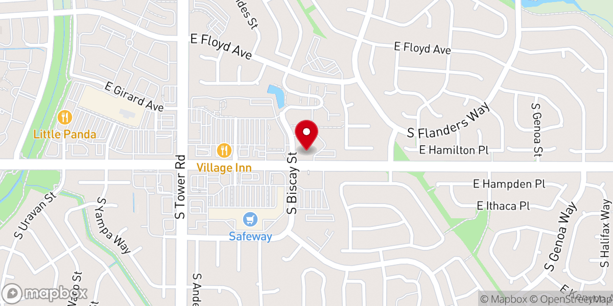 Map showing location of St Paul Presbyterian Church