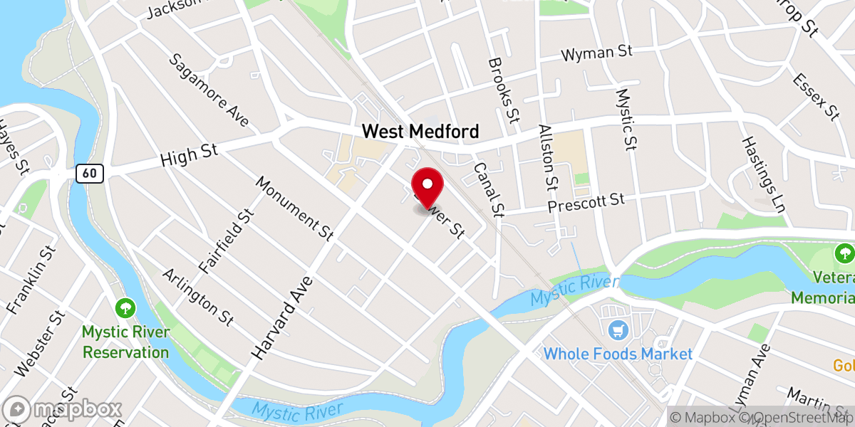 Map showing location of Shiloh Baptist Church