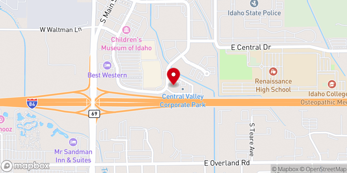 Map showing location of Awaken Church | BOISE