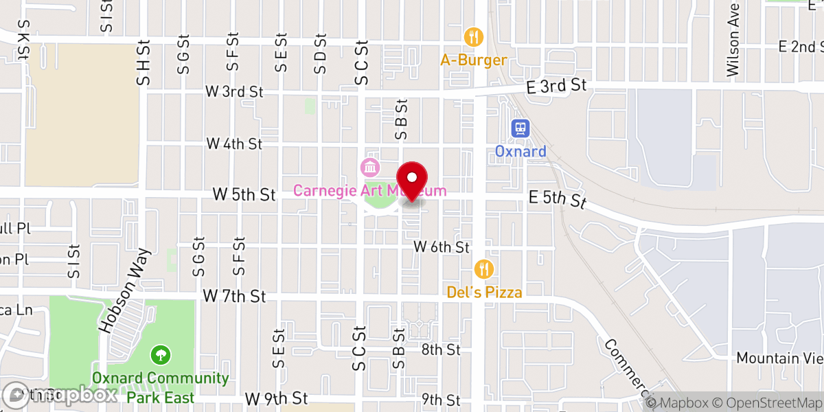 Map showing location of Church For the Nations