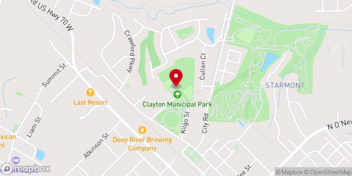 Map showing location of Clayton Methodist Church (A Global Methodist Congregation)