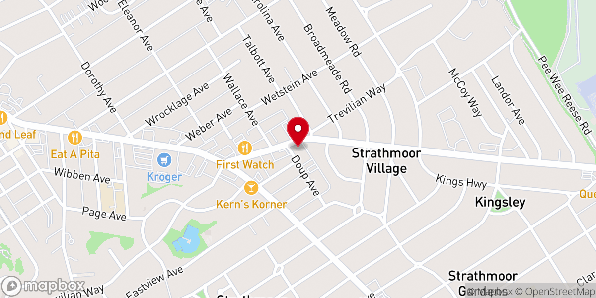 Map showing location of Immanuel United Church of Christ