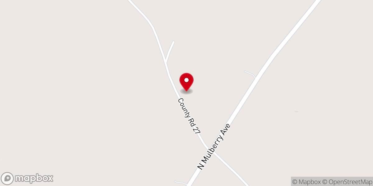 Map showing location of Salem Baptist Church