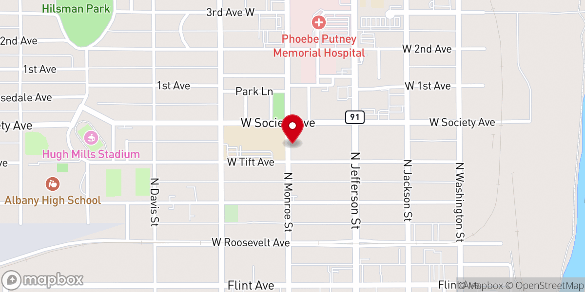 Map showing location of Anointed Miracle House of Refuge Inc
