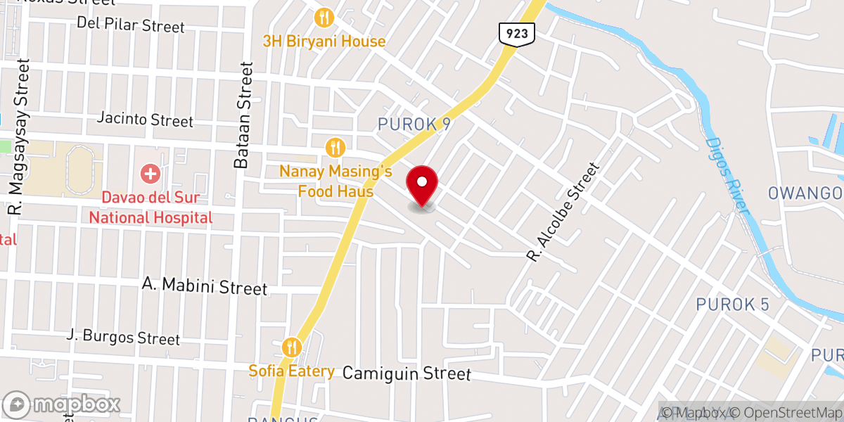 Map showing location of New Life City Church World, Philippines
