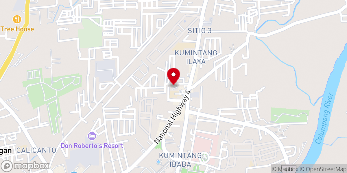Map showing location of St. Mary Euphrasia Parish Church - Kumintang Ilaya, Batangas City, Batangas (Archdiocese of Lipa)