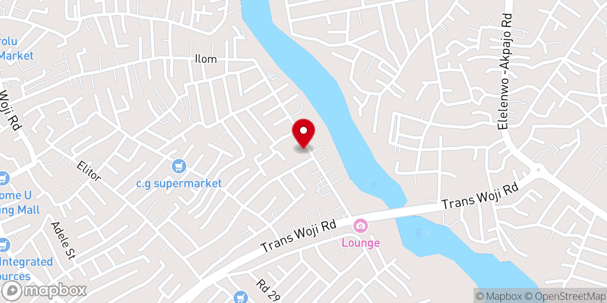 Map showing location of Mountain Of Fire And Miracles Ministries, Eze Gbakagbaka Road, Ilom