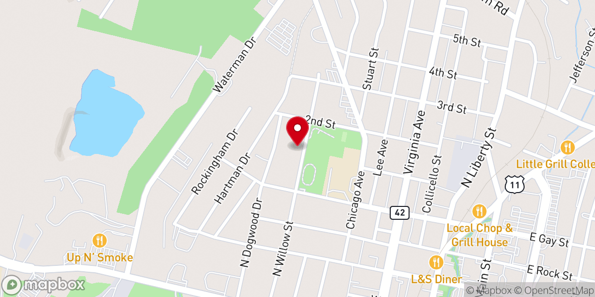 Map showing location of Divine Love Fellowship