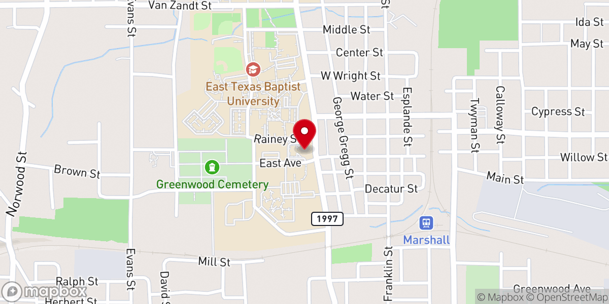 Map showing location of Rogers Spiritual Life Center