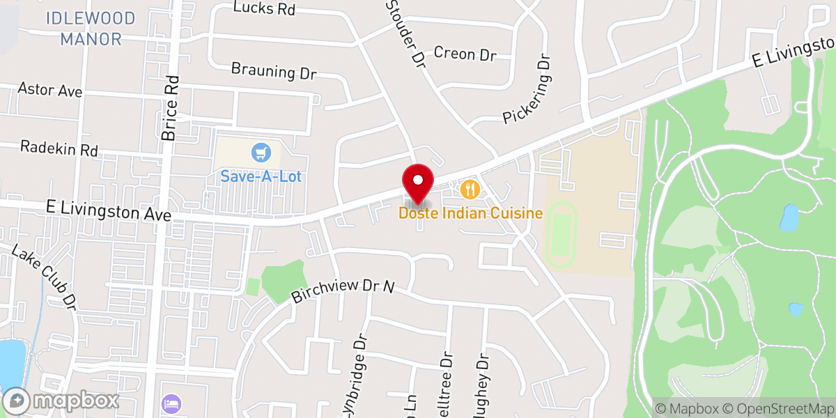 Map showing location of watchman prayer group