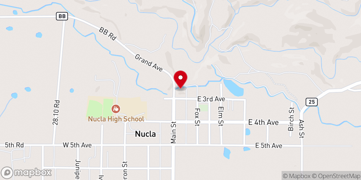 Map showing location of Seventh Day Adventist Church