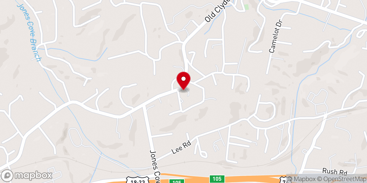 Map showing location of Providence Church