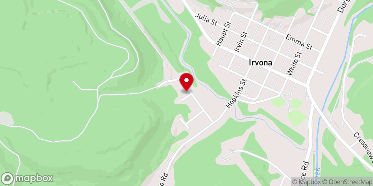 Map showing location of St. Michael's Orthodox Church