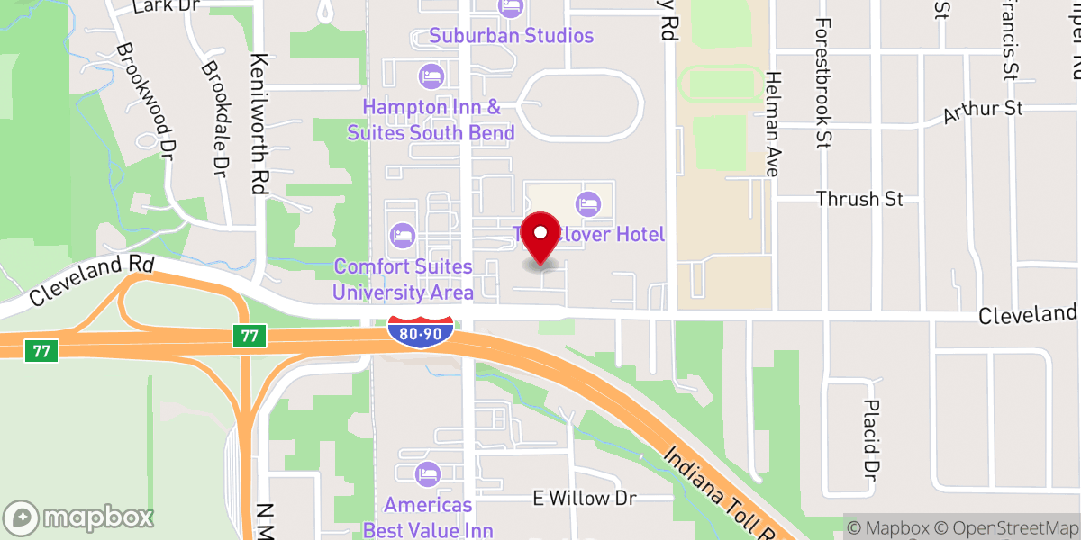 Map showing location of Redeemer Missionary Church