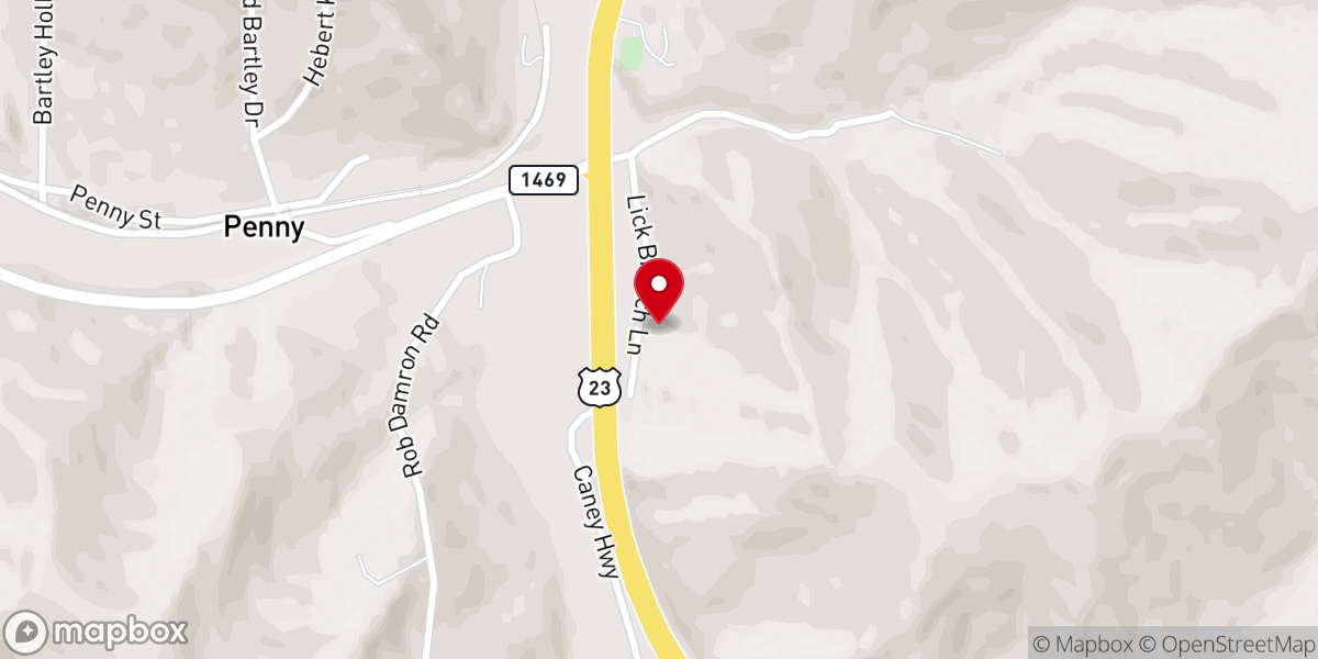 Map showing location of Bridge of Hope Christian Ministries