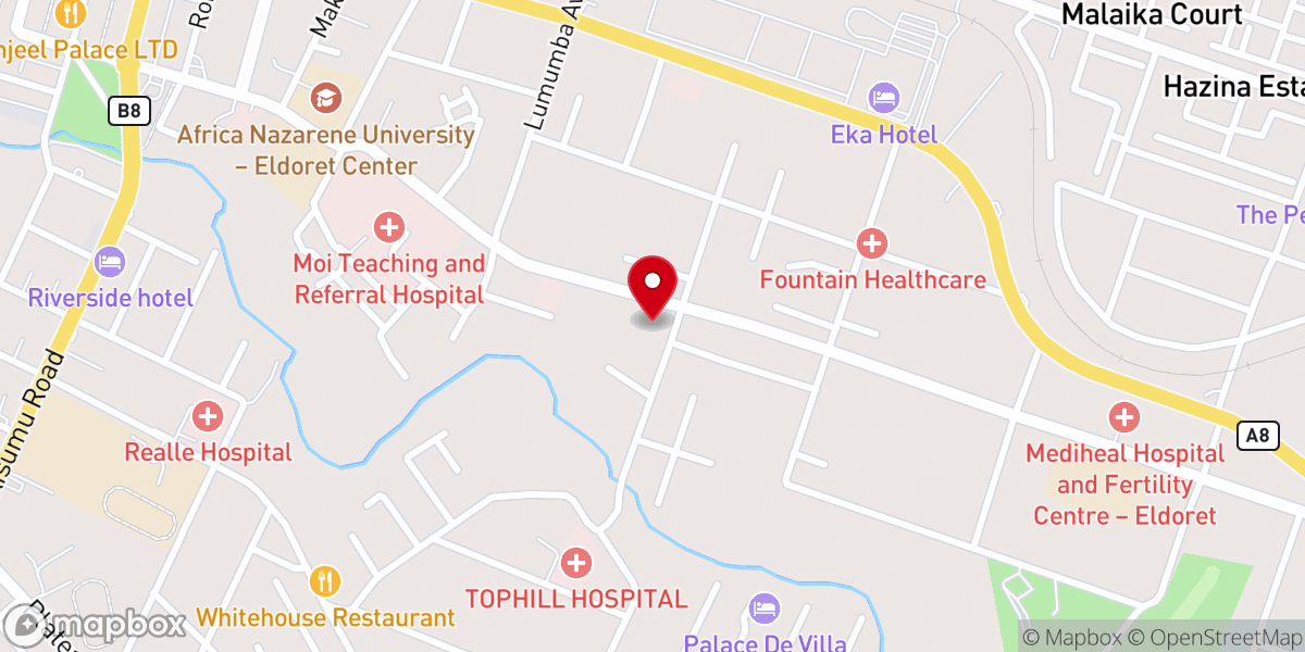 Map showing location of Shree Swaminarayan Temple