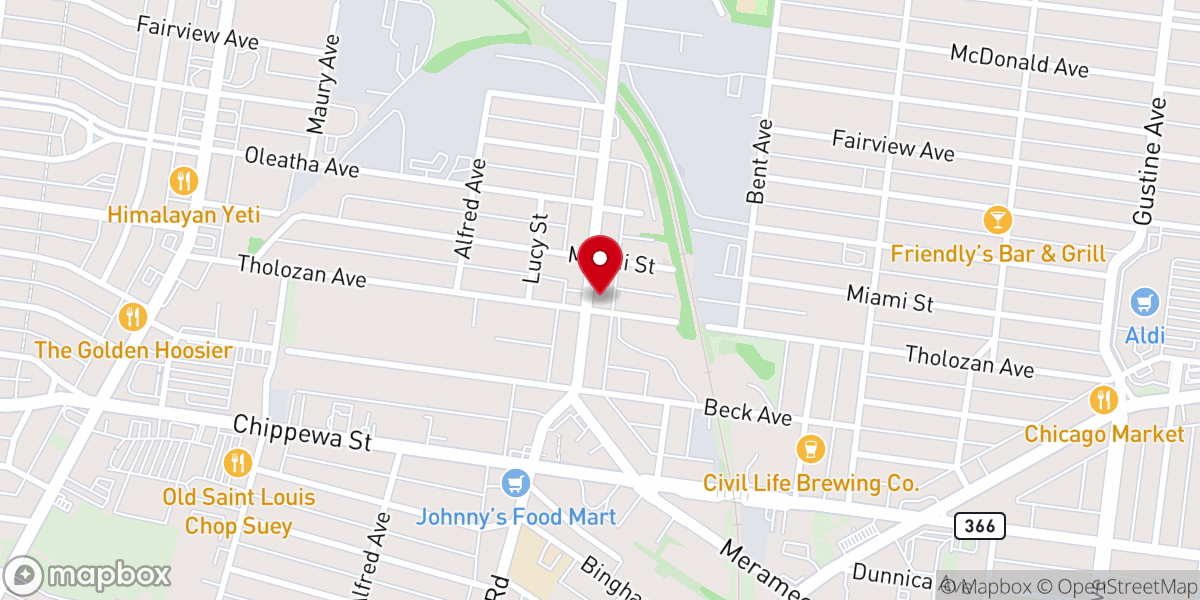 Map showing location of New Hope Apostolic Church of God