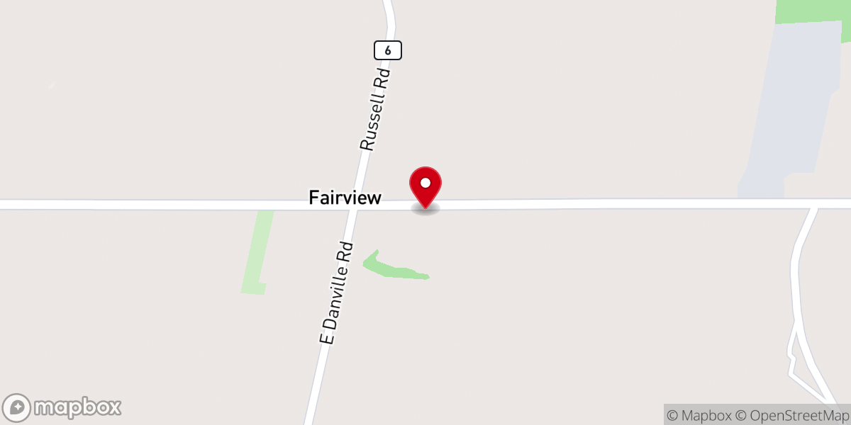 Map showing location of Church of Christ