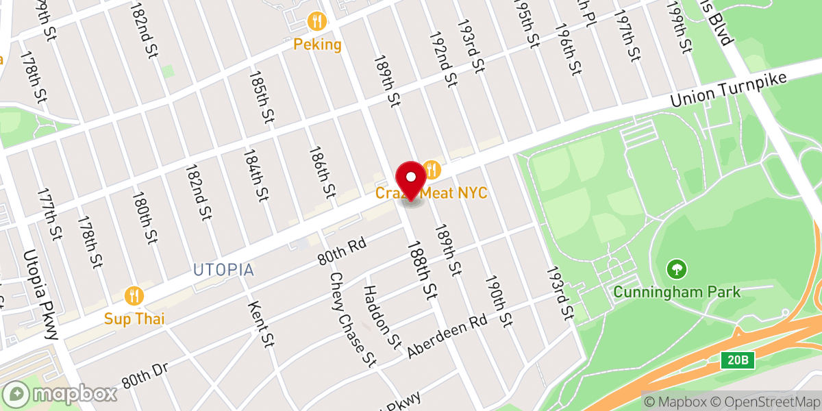 Map showing location of Batmelech Headquarters Inc