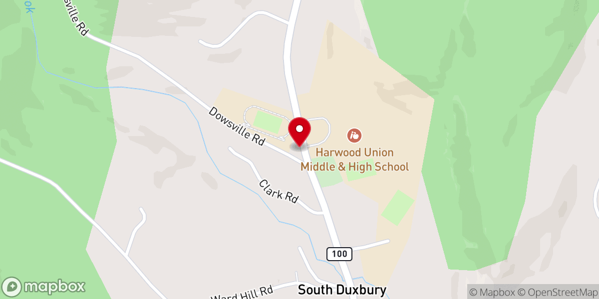 Map showing location of Vermont Historical Society