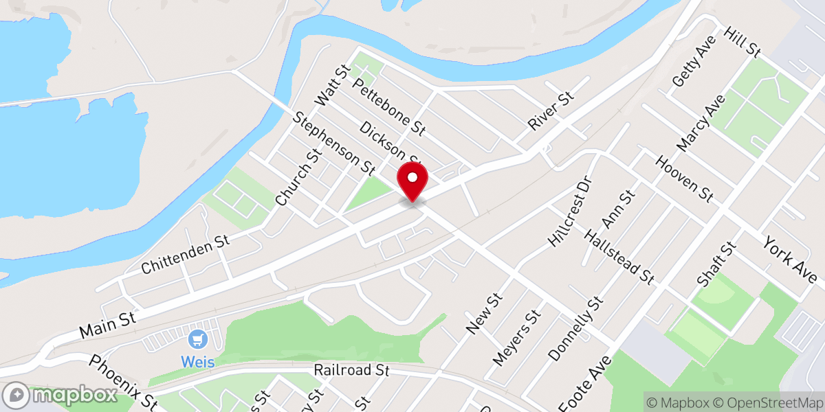 Map showing location of Independent Bible Church